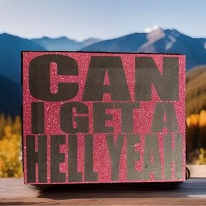 8x10 "Can I Get A Hell Yea" Canvas Print
